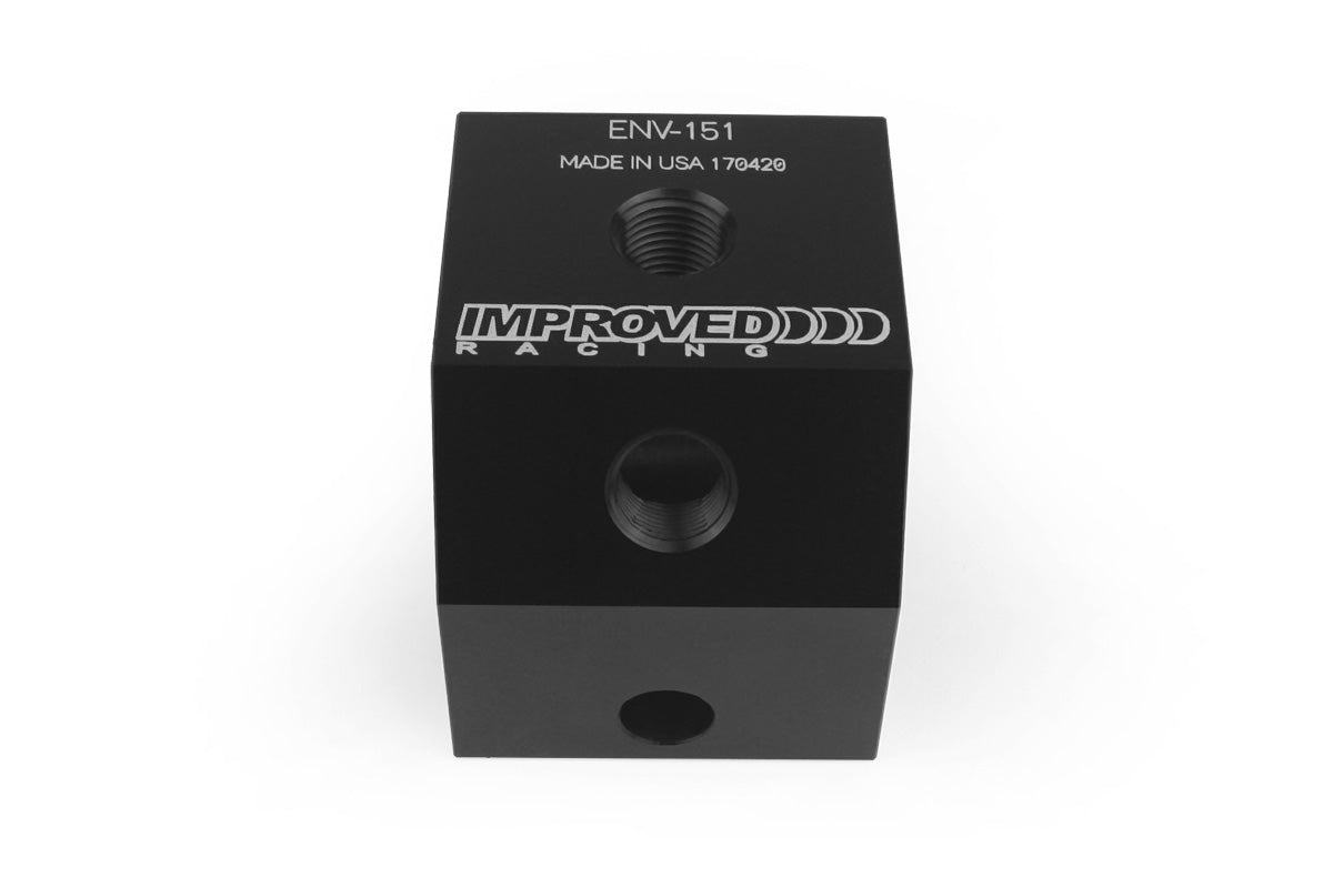 [Improved Racing]   Oil System - COMPACT, IN-LINE OIL SENSOR BLOCK, DUAL, (NO ADAPTORS)