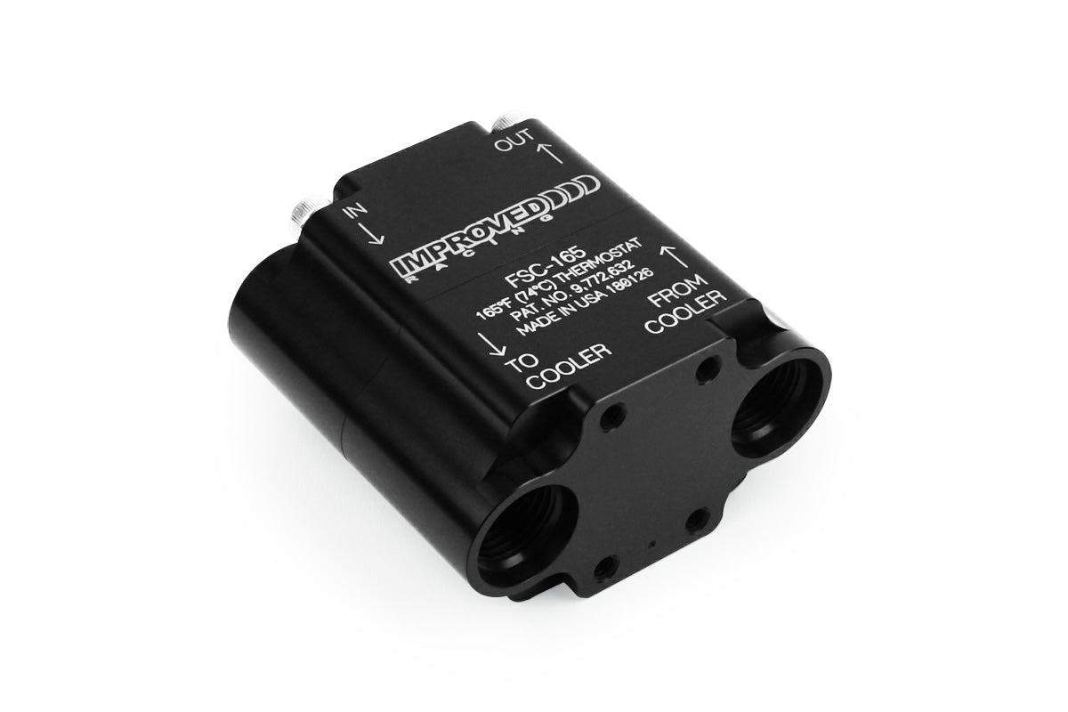 [Improved Racing]   Oil System - COMPACT UNIVERSAL OIL COOLER, REMOTE THERMOSTAT, FSC-165