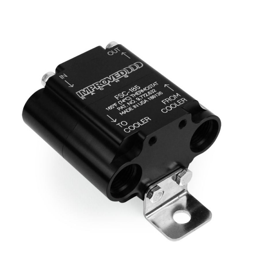 [Improved Racing]   Oil System - COMPACT UNIVERSAL OIL COOLER, REMOTE THERMOSTAT, FSC-185