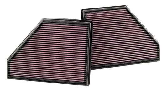 [K&N]   Air Filters - 33-2407 K&N Replacement Air Filter, 2007 - 2010 BMW X5 4.8L