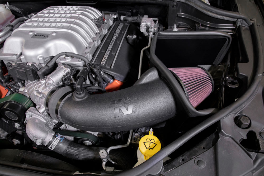 [K&N]   Intake Kits - 63-1579 K&N Performance Air Intake System 2018 - 2023 Dodge Durango/Jeep Grand Cherokee Trackhawk