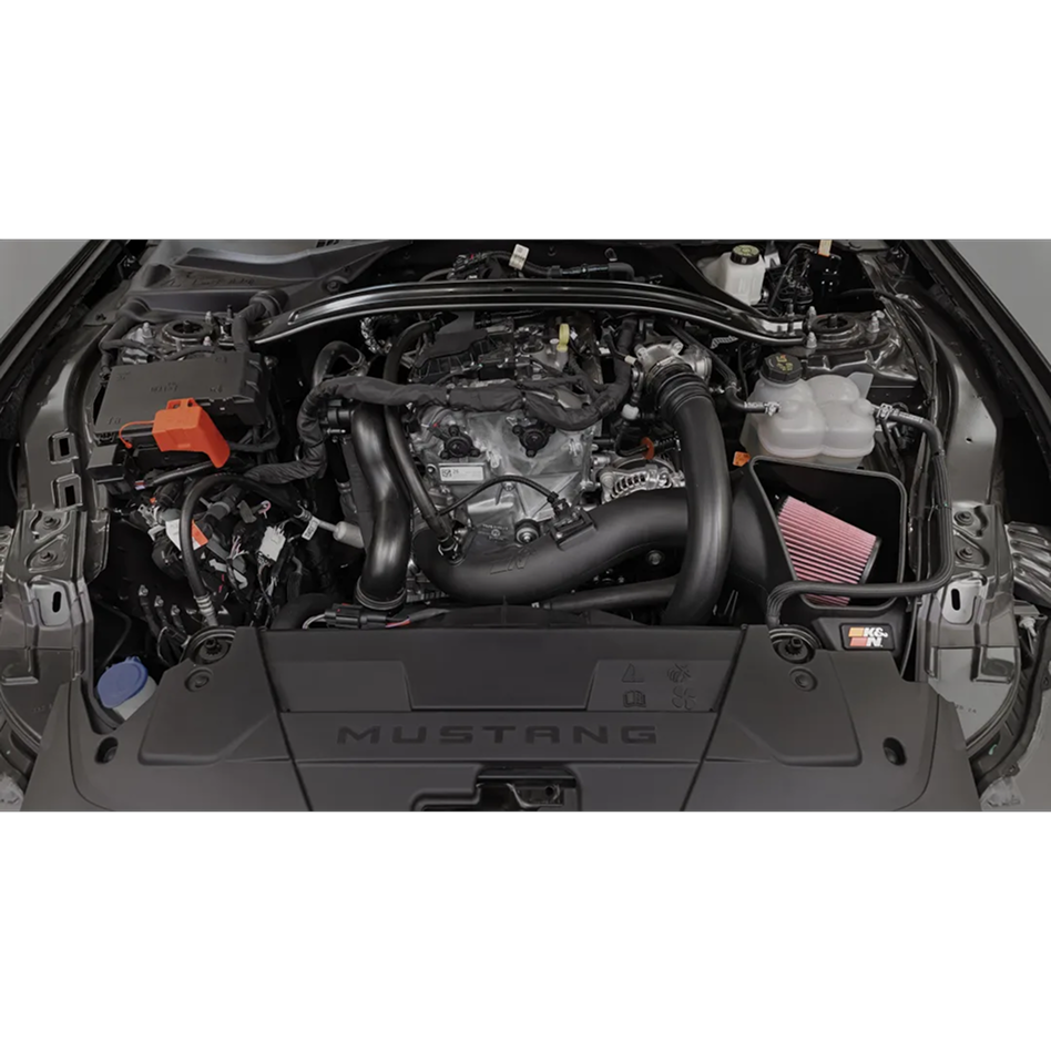 [K&N]   Intake Kits - 63-2627 K&N Performance Cold Air Intake System - FORD MUSTANG L4-2.3L F/L TURBO