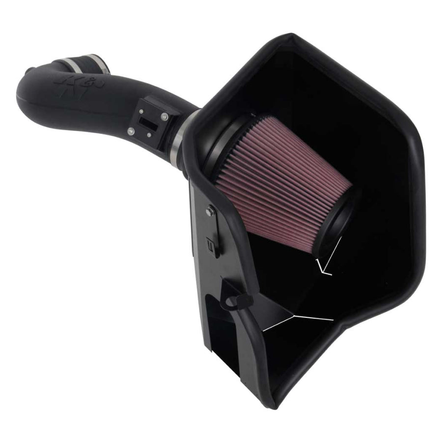 [K&N]   Intake Kits - 63-3110 K&N Performance Air Intake System, 2019 - 2026 GMC/ Chevrolet/ Cadillac
