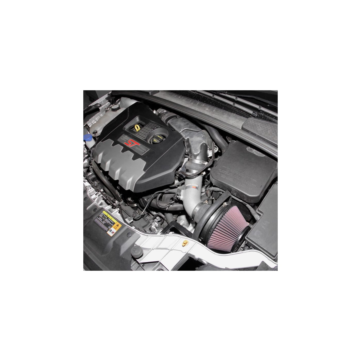 [K&N]   Metal Intake Kits - 69-3518TS K&N Performance Air Intake System, 2013 - 2018 Ford Focus ST 2.0L L4 Gas