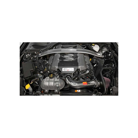 [K&N]   Metal Intake Kits - 69-3535TP K&N Performance Air Intake System, 2015 - 2018 Ford Mustang GT 5.0L V8