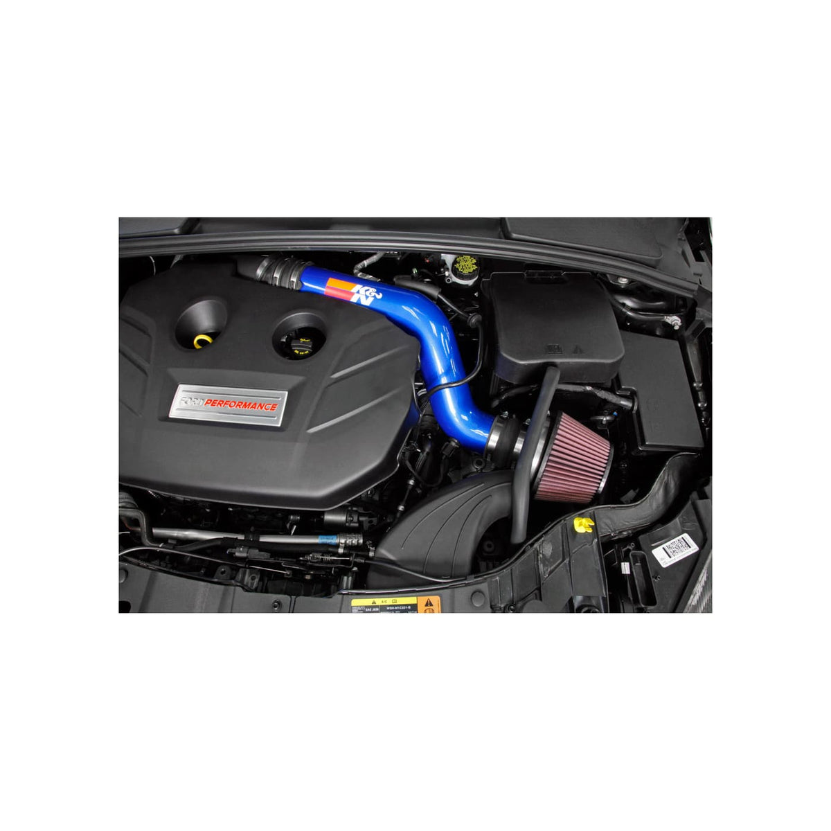 [K&N]   Metal Intake Kits - 69-3539TB K&N Performance Air Intake System, 2016 - 2018 Ford Focus RS 2.3L L4