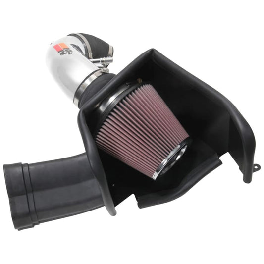 [K&N]   Metal Intake Kits - 69-3540TP K&N Performance Air Intake System, 2018 - 2023 Ford Mustang GT 5.0L V8