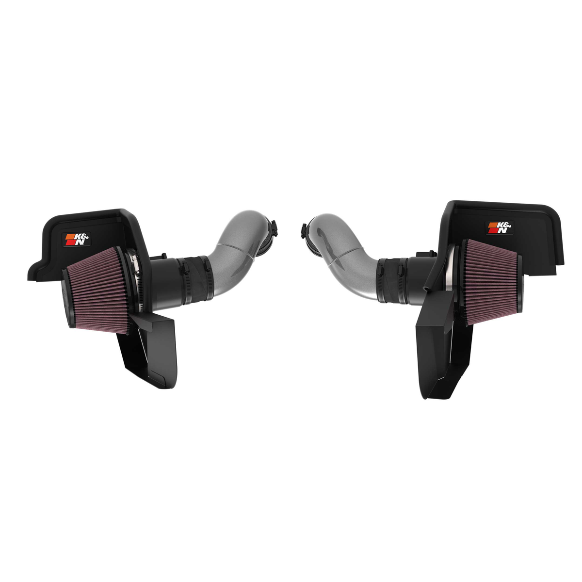 [K&N]   Metal Intake Kits - 69-3541TC K&N Performance Air Intake System, 2024 - 2025 Ford Mustang 5.0L V8