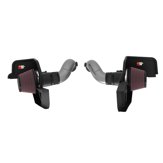 [K&N]   Metal Intake Kits - 69-3541TC K&N Performance Air Intake System, 2024 - 2025 Ford Mustang 5.0L V8