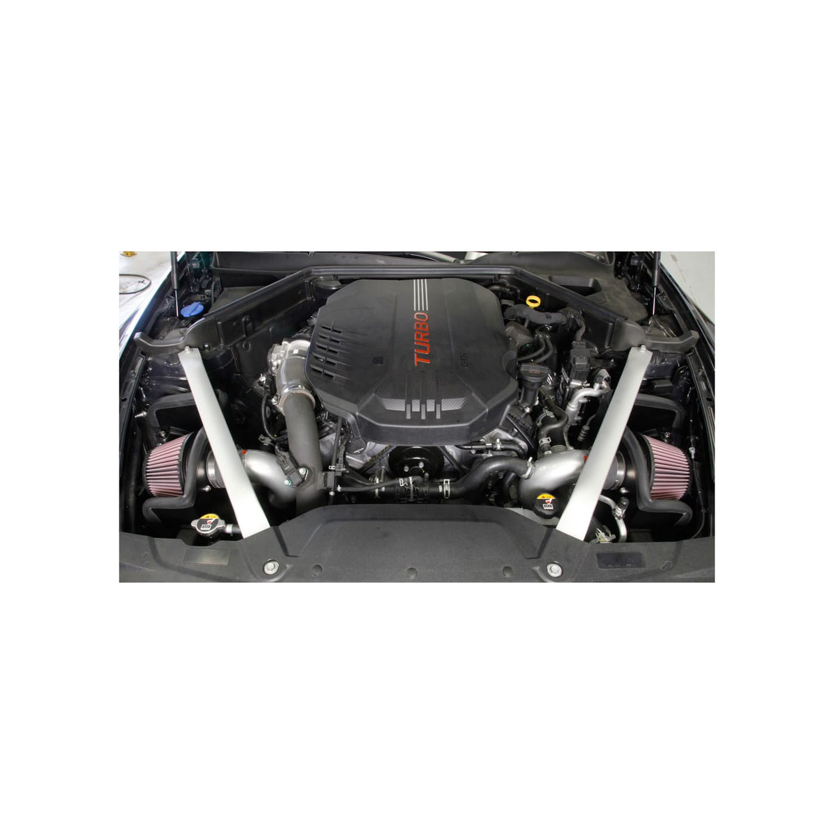 [K&N]   Metal Intake Kits - 69-5318TS K&N Performance Air Intake System, 2018 - 2022 Genesis G70/ Kia Stinger