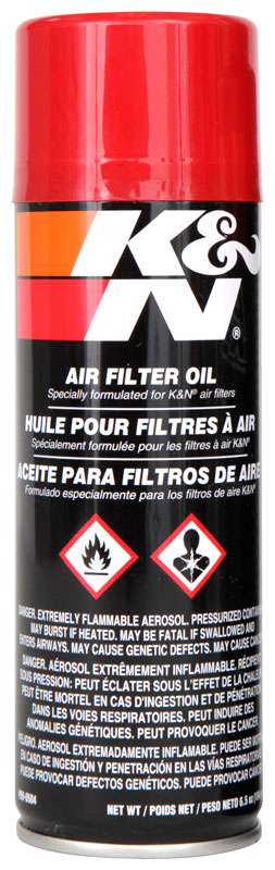 [K&N]   Air Filter Cleaning Products - 99-0504 K&N Air Filter Oil - 6.5oz- Aerosol