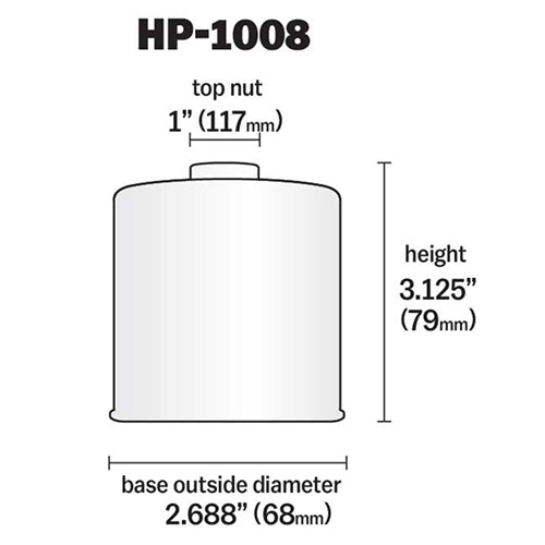 [K&N]   Oil Filters - HP-1008 K&N Oil Filter