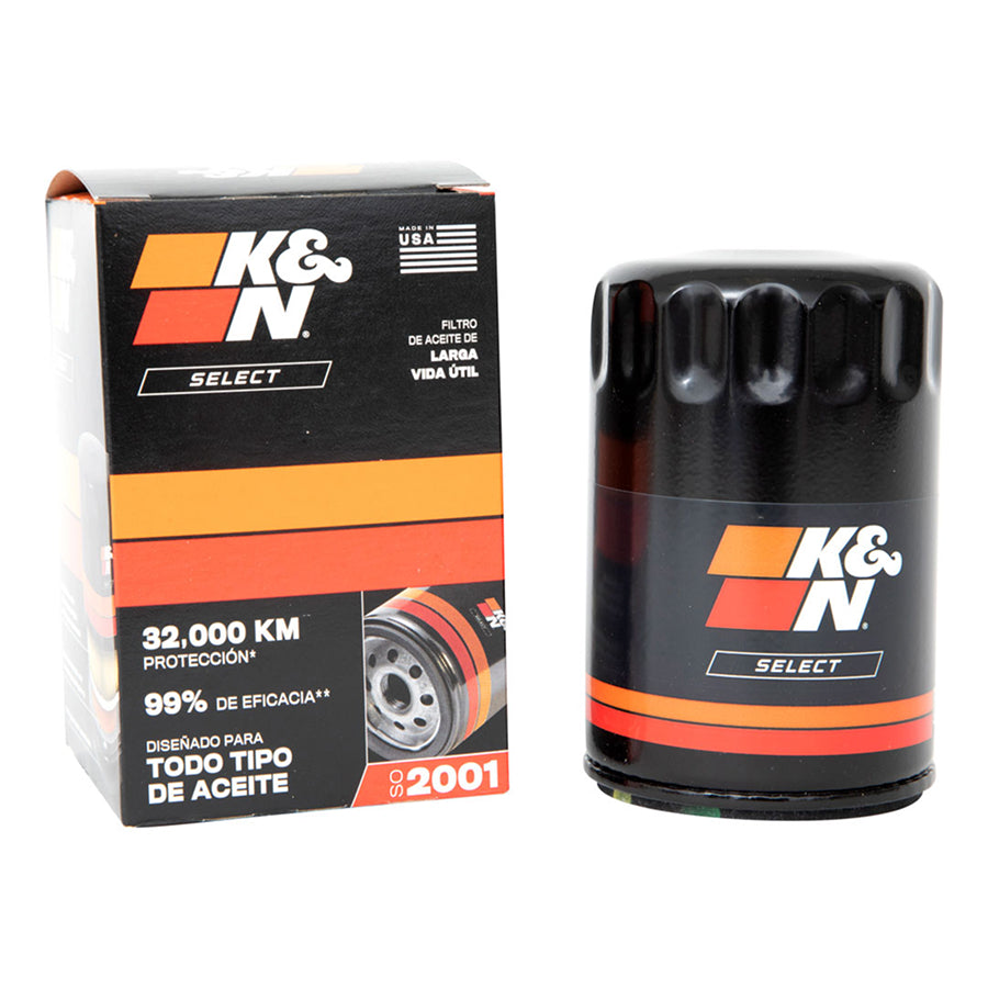 [K&N]   Oil Filters - SO-2001 K&N Oil Filter; Spin-On, 1980 - 2005 Chevrolet/ GMC/ Cadillac/ Isuzu/ Oldsmobile