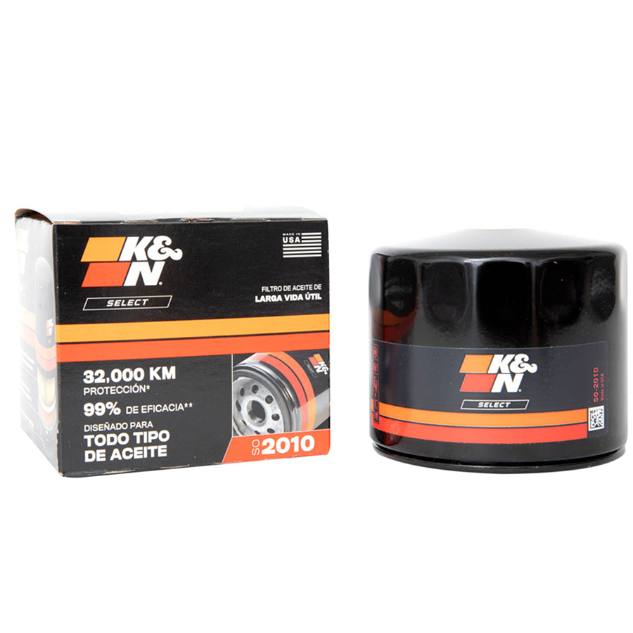 [K&N]   Oil Filters - SO-2010 K&N Oil Filter; Spin-On, 1991 - 2025 Ford/ RAM/ Dodge/ Jeep/ Chrysler