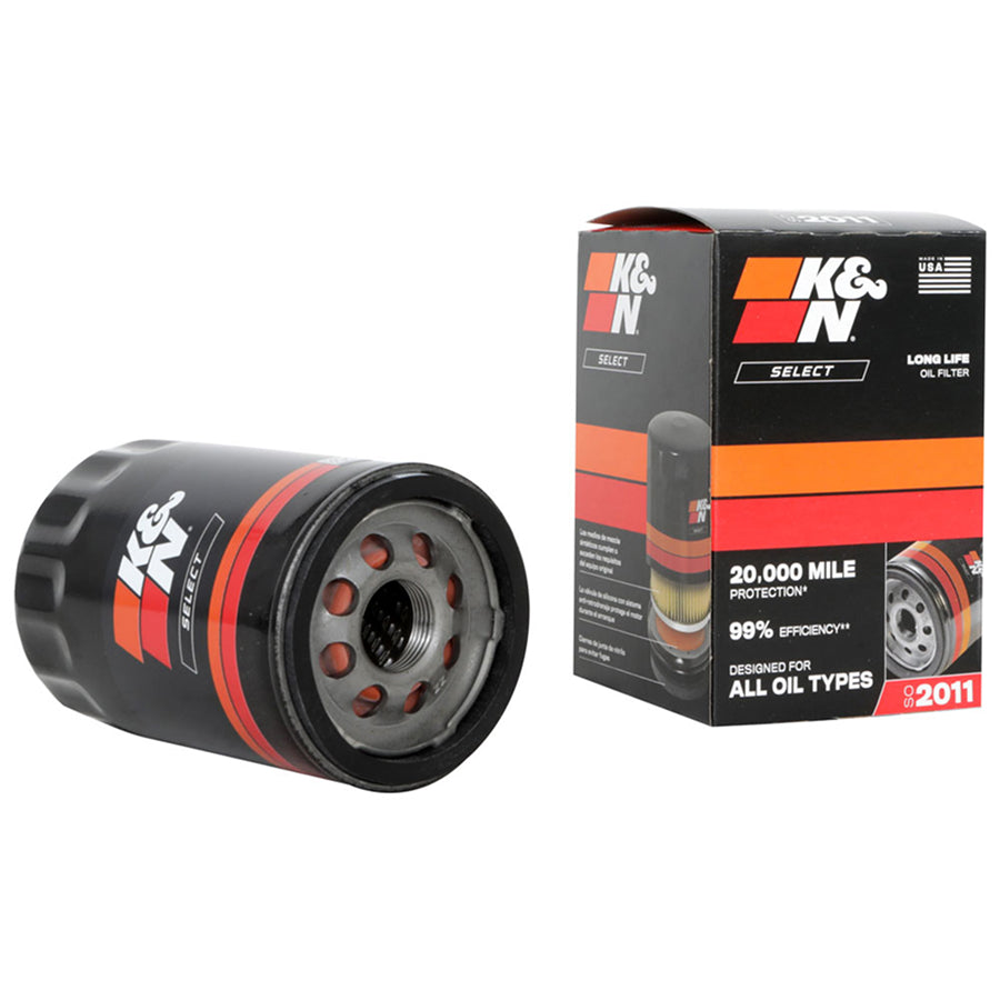 [K&N]   Oil Filters - SO-2011 K&N Oil Filter; Spin-On, 2009 - 2025 Ford/ Jeep/ Chevrolet/ GMC/ Buick/ Cadillac