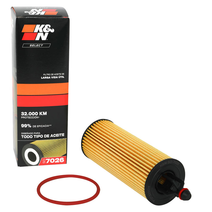 [K&N]   Oil Filters - SO-7026 K&N Oil Filter, 2014 - 2025 Jeep/ Dodge/ RAM/ Chrysler 3.6L V6/ 3.2L V6
