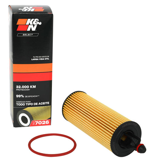 [K&N]   Oil Filters - SO-7026 K&N Oil Filter, 2014 - 2025 Jeep/ Dodge/ RAM/ Chrysler 3.6L V6/ 3.2L V6