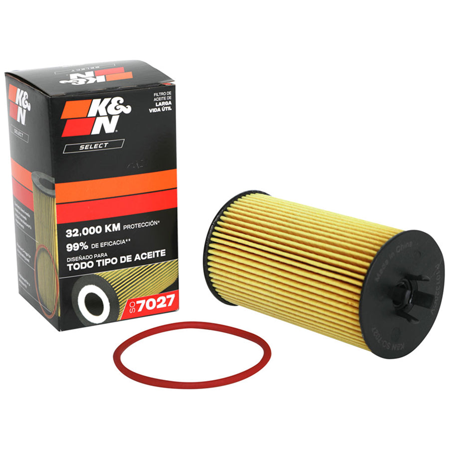 [K&N]   Oil Filters - SO-7027 K&N Oil Filter, 2008 - 2022 Buick/ Chevrolet/ GMC/ Pontiac/ Suzuki