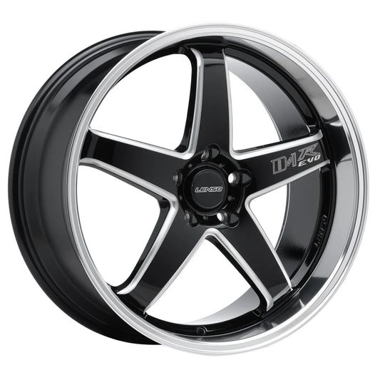 Lenso D1R-EVO Wheel Gloss Black Milled Mirror Lip - image 1