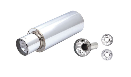 3 Inch Cannon Muffler 4.5 Inch tip in Stainless Steel