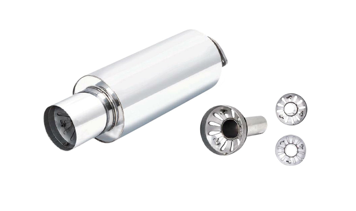 Cannon Muffler 4.5 Inch tip in Stainless Steel 3 Inch Inlet