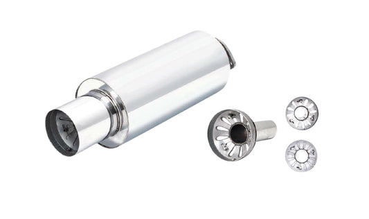 Cannon Muffler 4.5 Inch tip in Stainless Steel 3 Inch Inlet