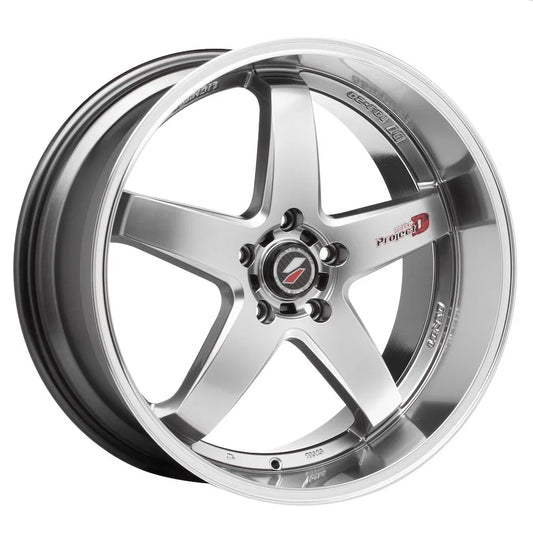 Lenso D-1R Wheel Hyper Silver Mirror Lip - image 1