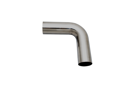 2.5″ Mandrel Bend, 90 Degree, One Dimension, Brushed 304 Stainless Steel