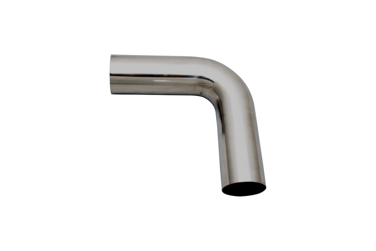 3″ Mandrel Bend, 90 Degree, One Dimension, Brushed 304 Stainless Steel