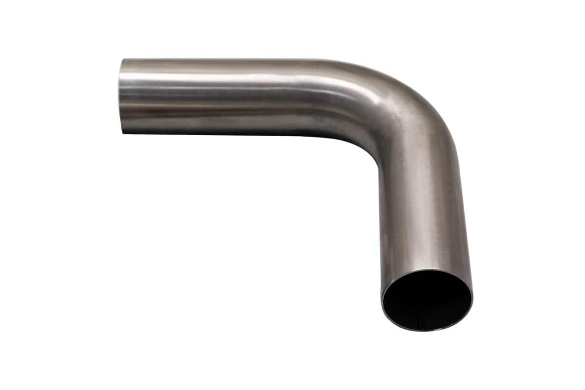 3.5″ Mandrel Bend, 90 Degree, Brushed 304 Stainless Steel
