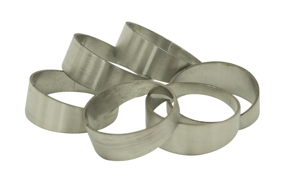 1.75inch Pie Cuts Brushed Stainless Steel 90Deg 1D