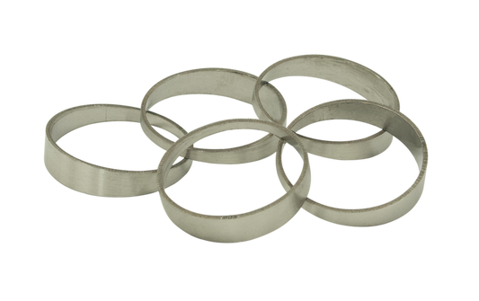 1.75inch Pie Cuts Brushed Stainless Steel 45Deg 1D
