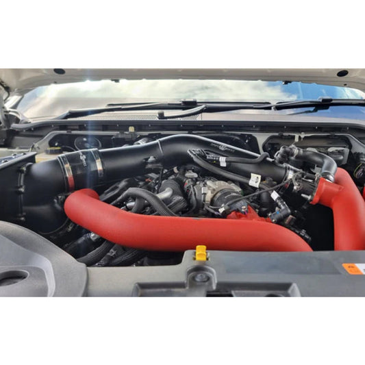 [Process West]   Intake - Process West 3.5 INCH CROSSOVER PIPE black powder coated finish