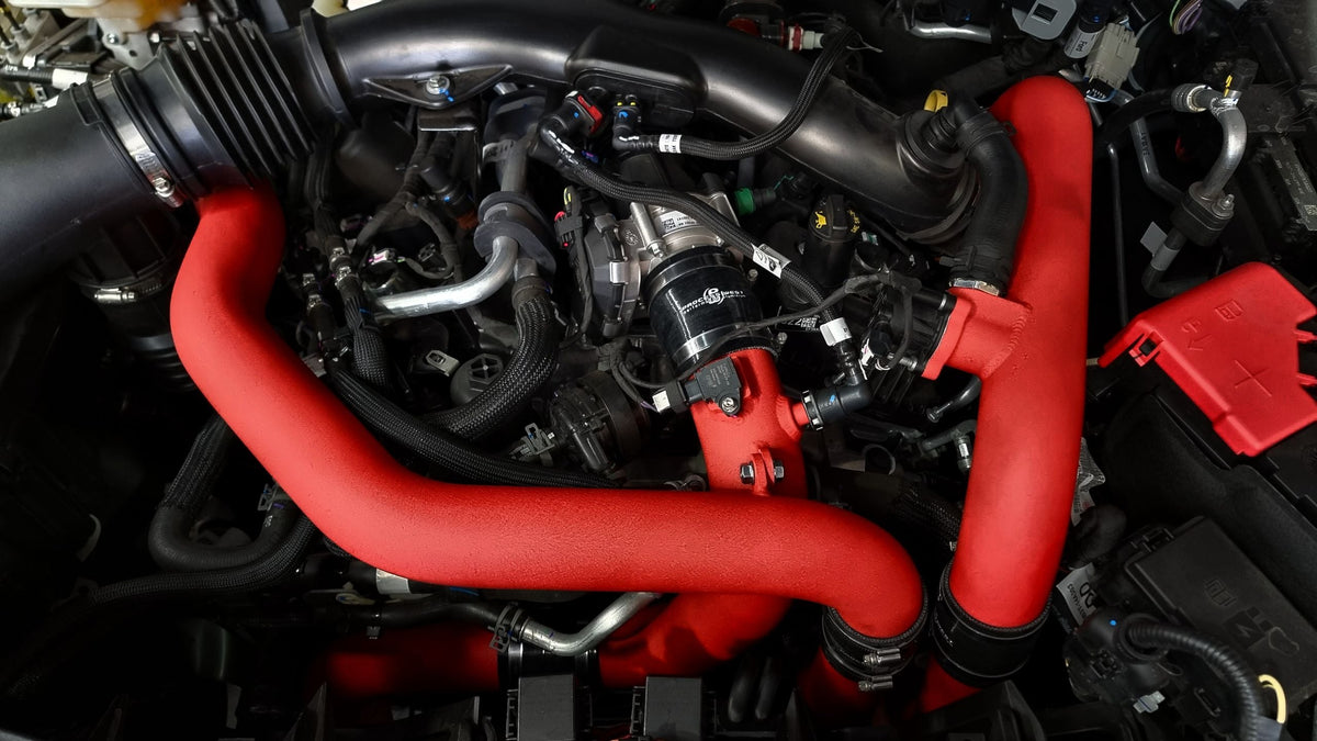 [Process West]   Intake - Process West - Next Gen Ranger Raptor intercooler piping kit - wrinkle red