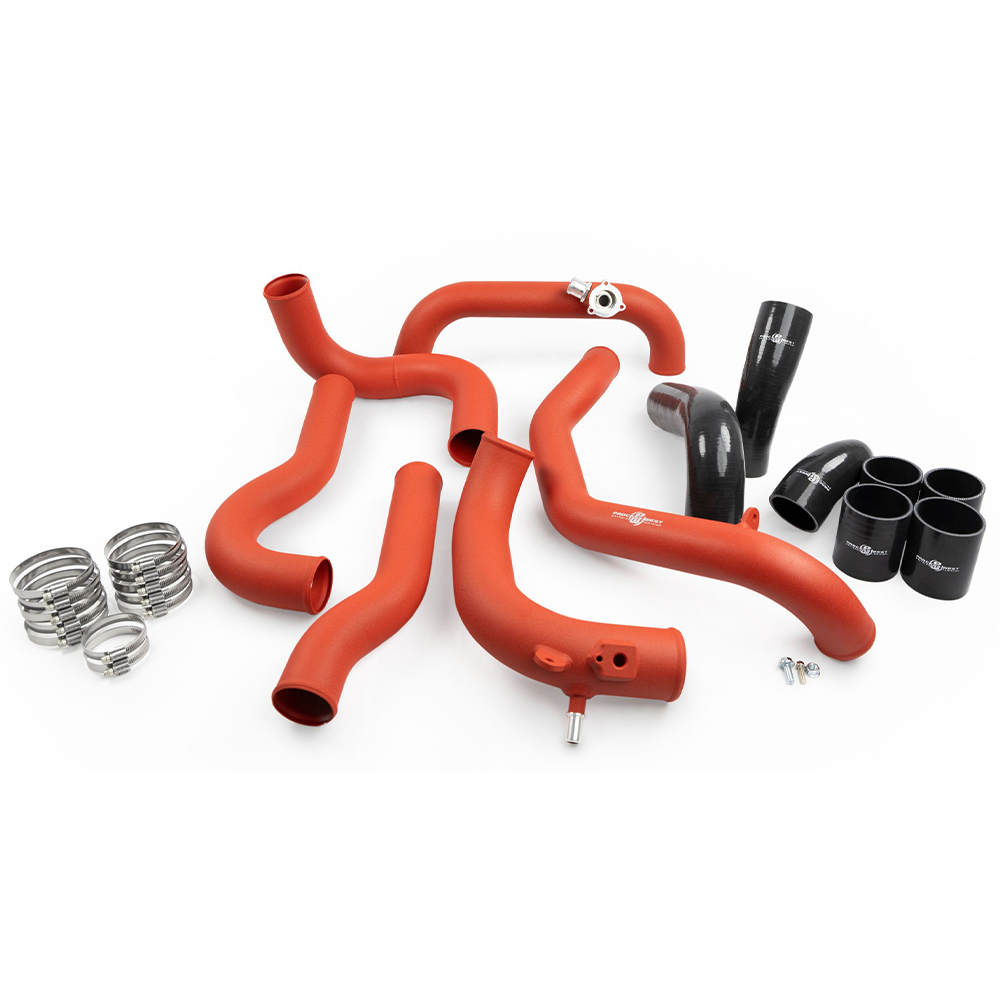 [Process West]   Intake - Process West - Next Gen Ranger Raptor intercooler piping kit - wrinkle red