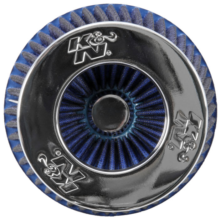[K&N]   Universal Air Filters - RG-1001BL-L K&N Universal Chrome Filter Multi Lingual