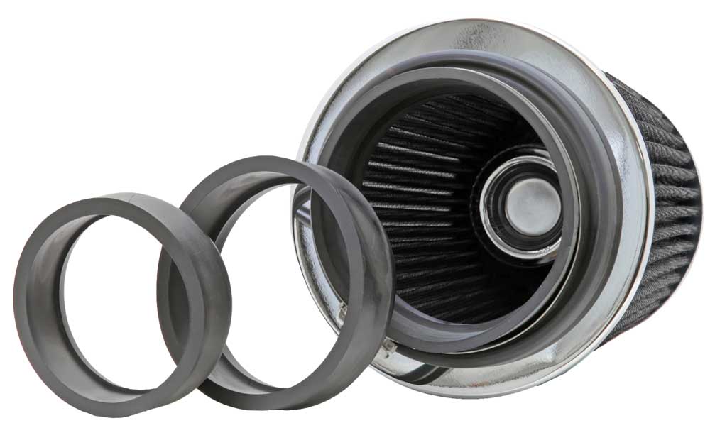 [K&N]   Universal Air Filters - RG-1001WT K&N Universal Clamp-On Air Filter