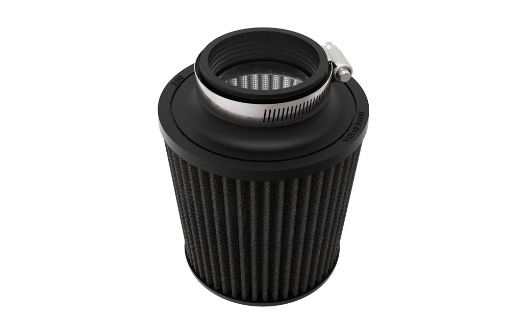 [K&N]   Universal Air Filters - RU-3108HBK K&N Universal Clamp-On Air Filter - 3"FLG, 6"B, 5-1/4"T, 6-1/4"H