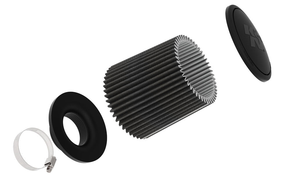 [K&N]   Universal Air Filters - RU-3109HBK K&N Universal Clamp-On Air Filter - 3"FLG, 6"B, 5-1/4"T, 9"H