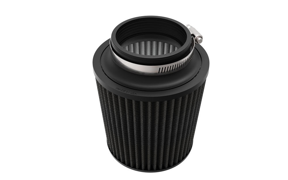 [K&N]   Universal Air Filters - RU-3110HBK K&N Universal Clamp-On Air Filter - 3-1/2"FLG, 6"B, 5-1/4"T, 6-1/4"H