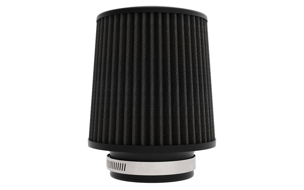 [K&N]   Universal Air Filters - RU-3110HBK K&N Universal Clamp-On Air Filter - 3-1/2"FLG, 6"B, 5-1/4"T, 6-1/4"H