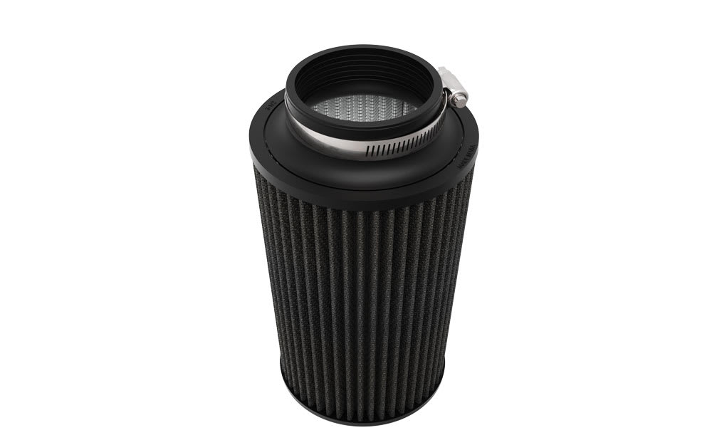 [K&N]   Universal Air Filters - RU-3111HBK K&N Universal Clamp-On Air Filter - 3-1/2"FLG, 6"B, 5-1/4"T, 9"H