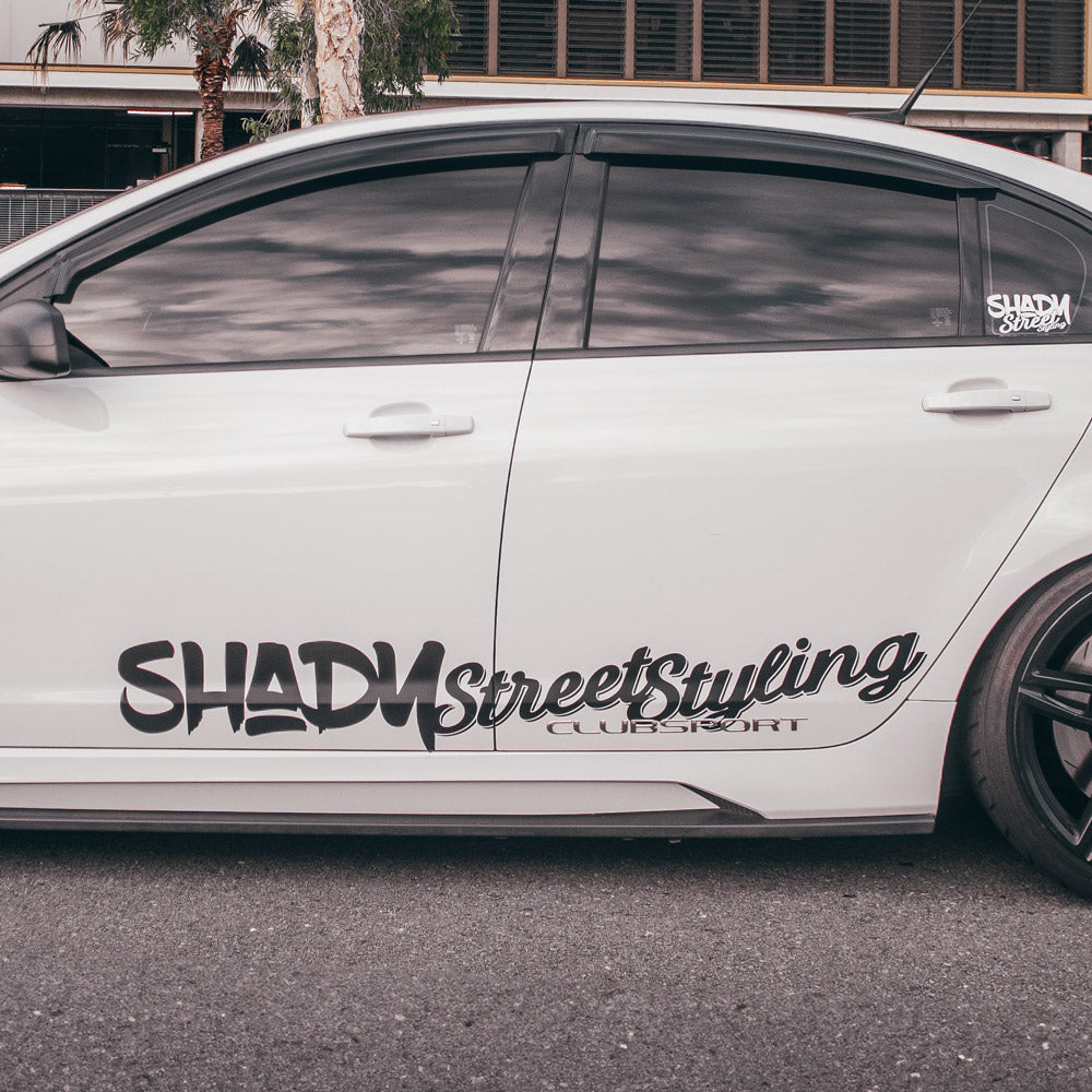 Shady Street Styling Logo Door Banner on Clubsport