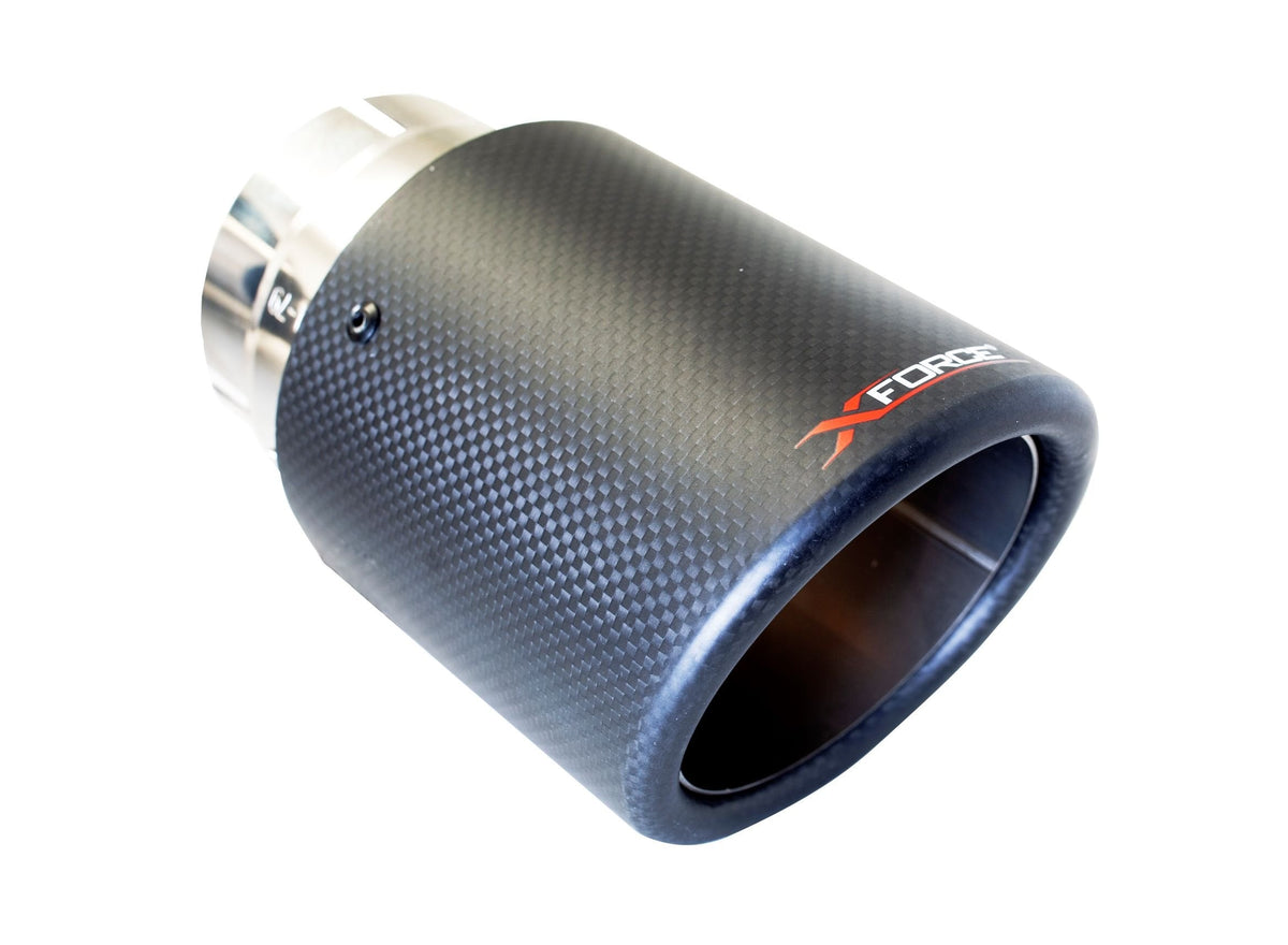 Carbon Fibre Tip 2.5" inlet 4" outlet