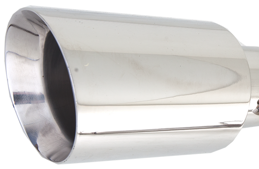 4.5Inch Angle Cut Universal Exhaust Tip with Slip On Inlet