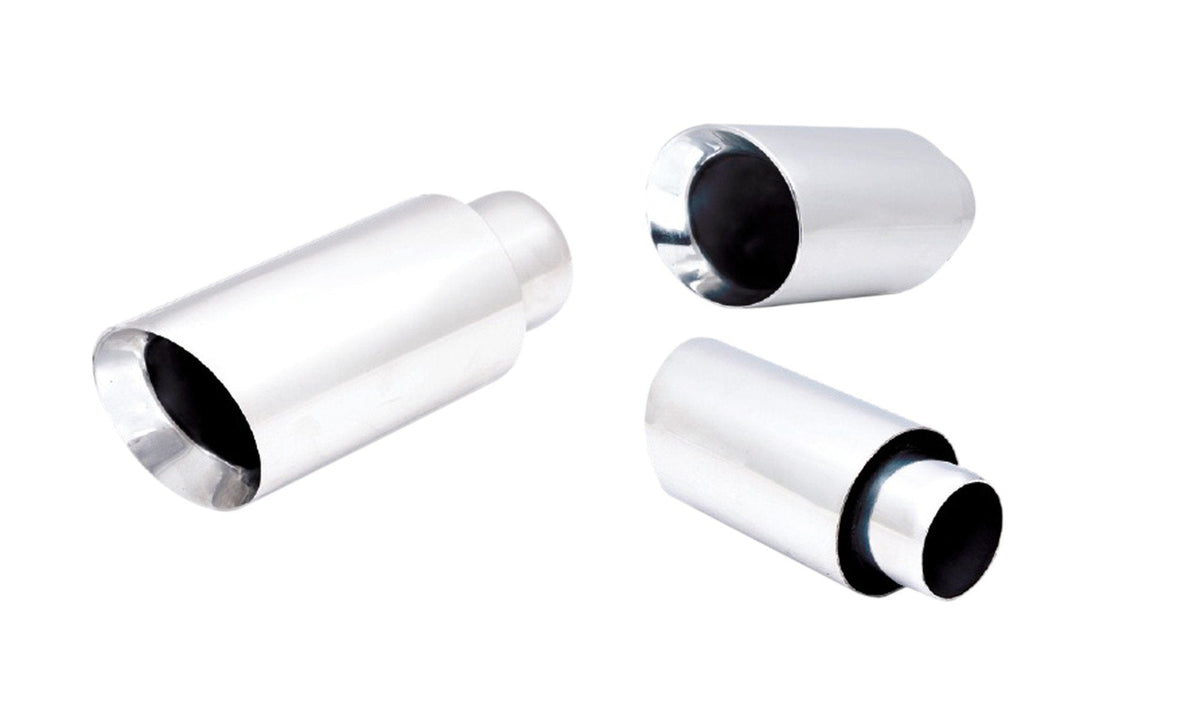 4Inch Angle Cut Universal Exhaust Tip in 3Inch
