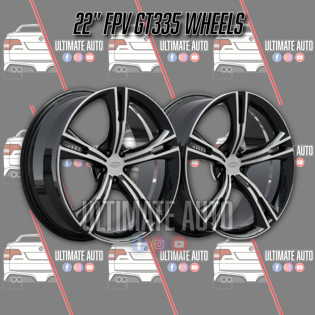 22" FPV FG GT335 forged wheels