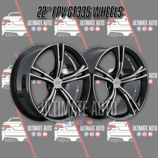 22" FPV FG GT335 forged wheels