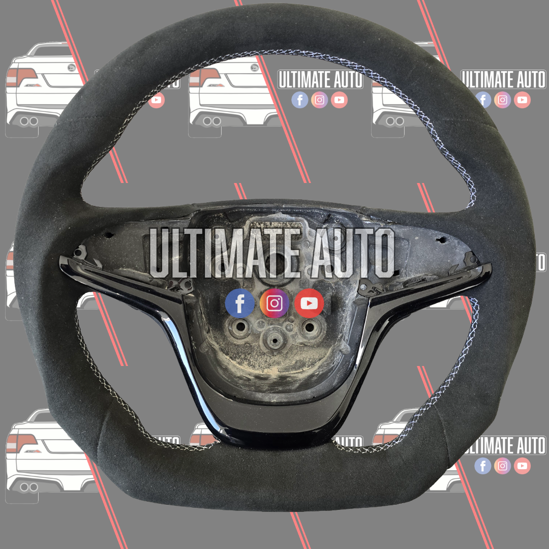 VF W1 HSV Alcantara + white stitching steering wheel