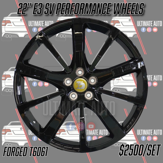 22" HSV VE E3 SV Performance wheels